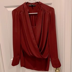 BCBG Hi-Lo Blouse